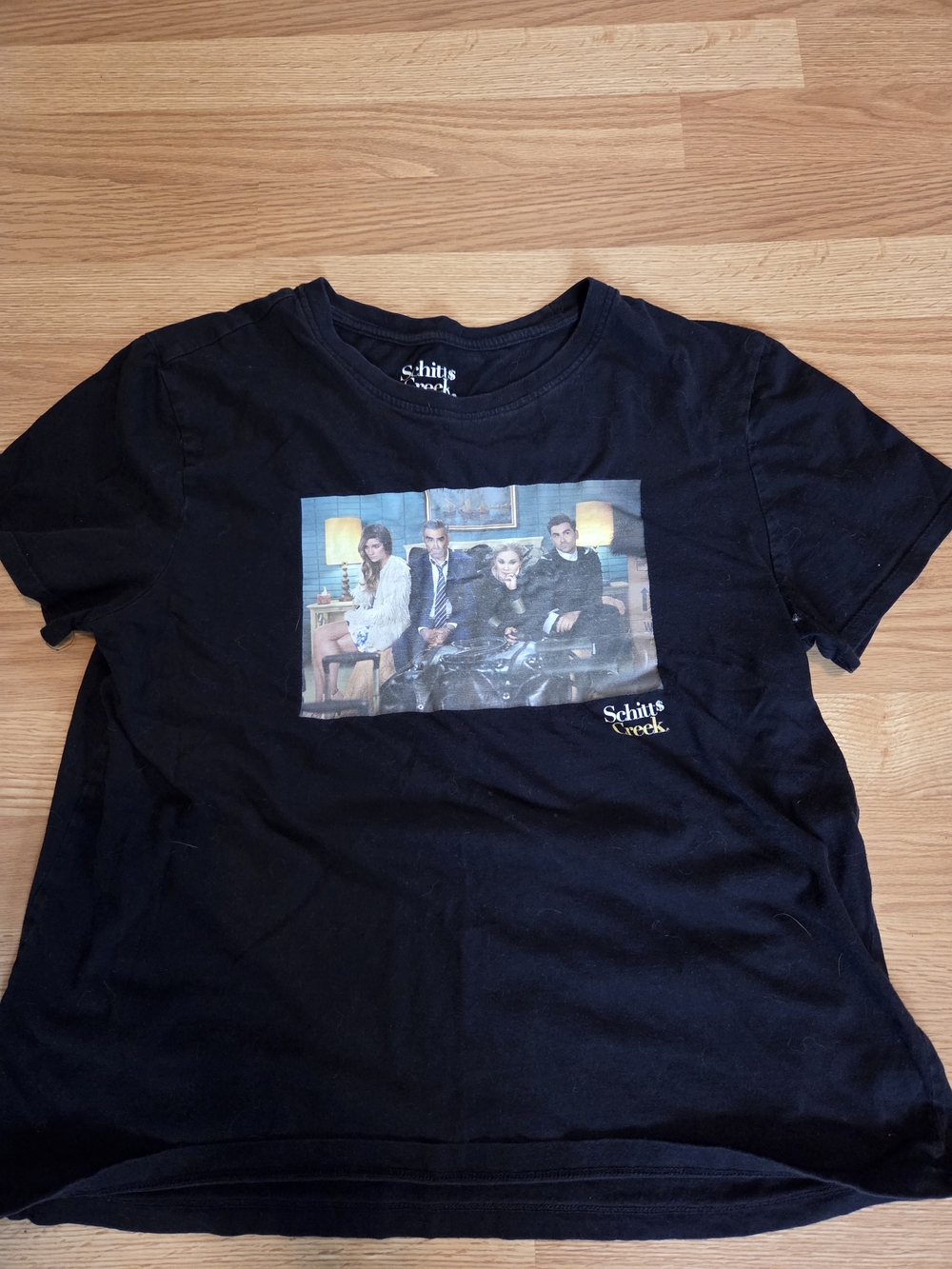 Schitt's Creek Black Logo Tee - XL/TG